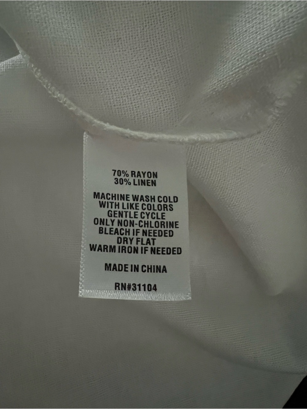 Belk — The Limited White Band-Collar Button Down Puff Sleeve Blouse - Picture 9 of 9